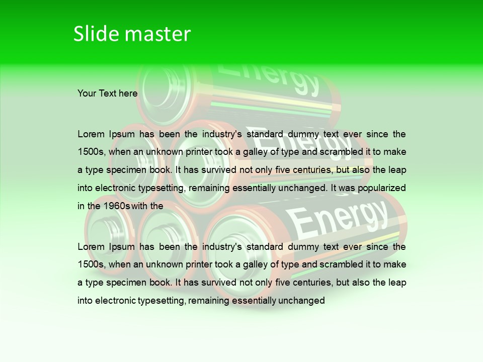 Digital Metal Ladung PowerPoint Template