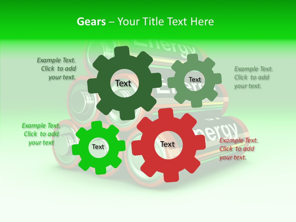 Digital Metal Ladung PowerPoint Template