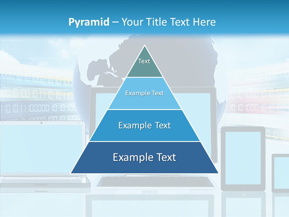 Blue Technology World PowerPoint Template