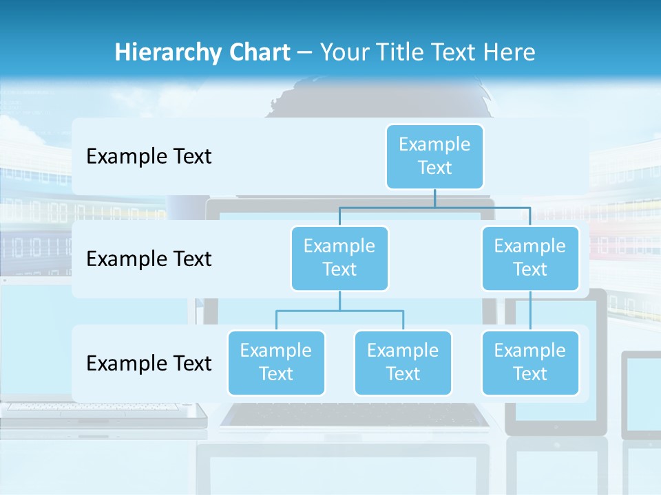 Blue Technology World PowerPoint Template