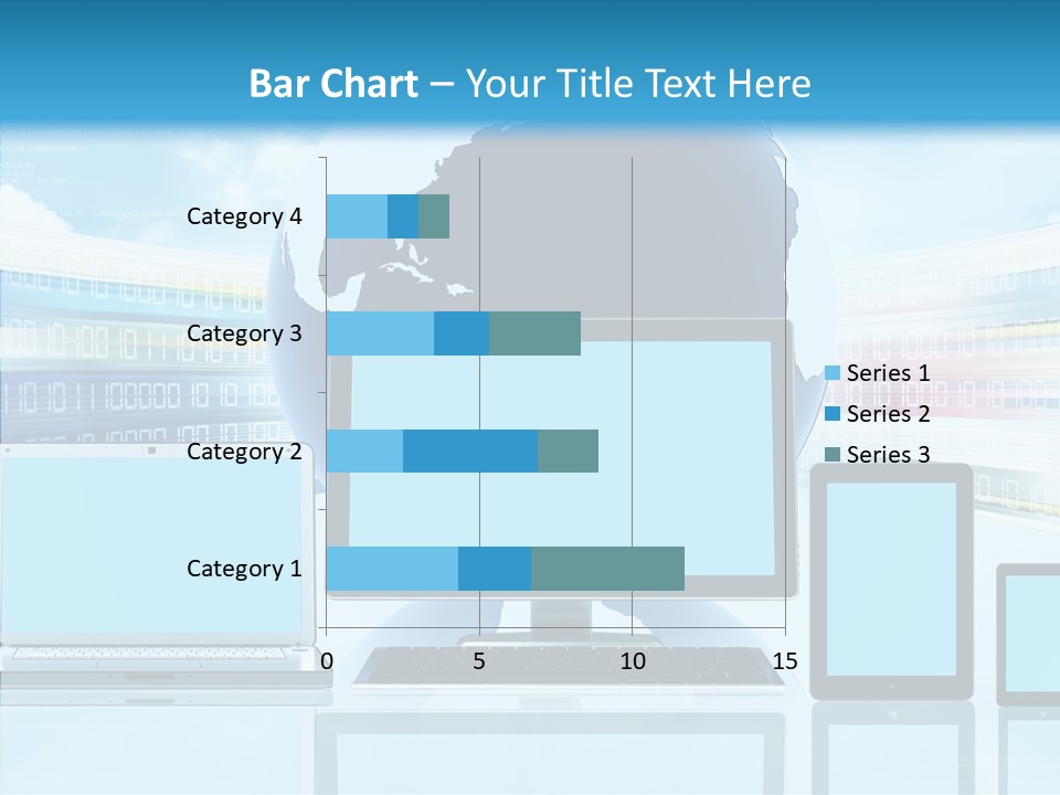 Blue Technology World PowerPoint Template