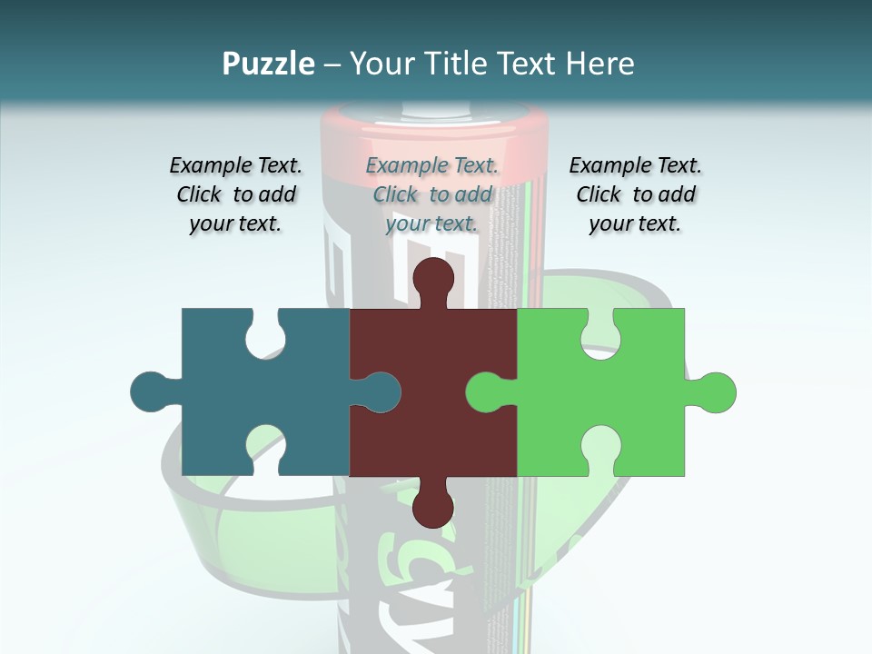 Umweltfreundlich Aufladbar Recycle PowerPoint Template