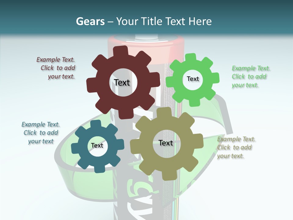 Umweltfreundlich Aufladbar Recycle PowerPoint Template