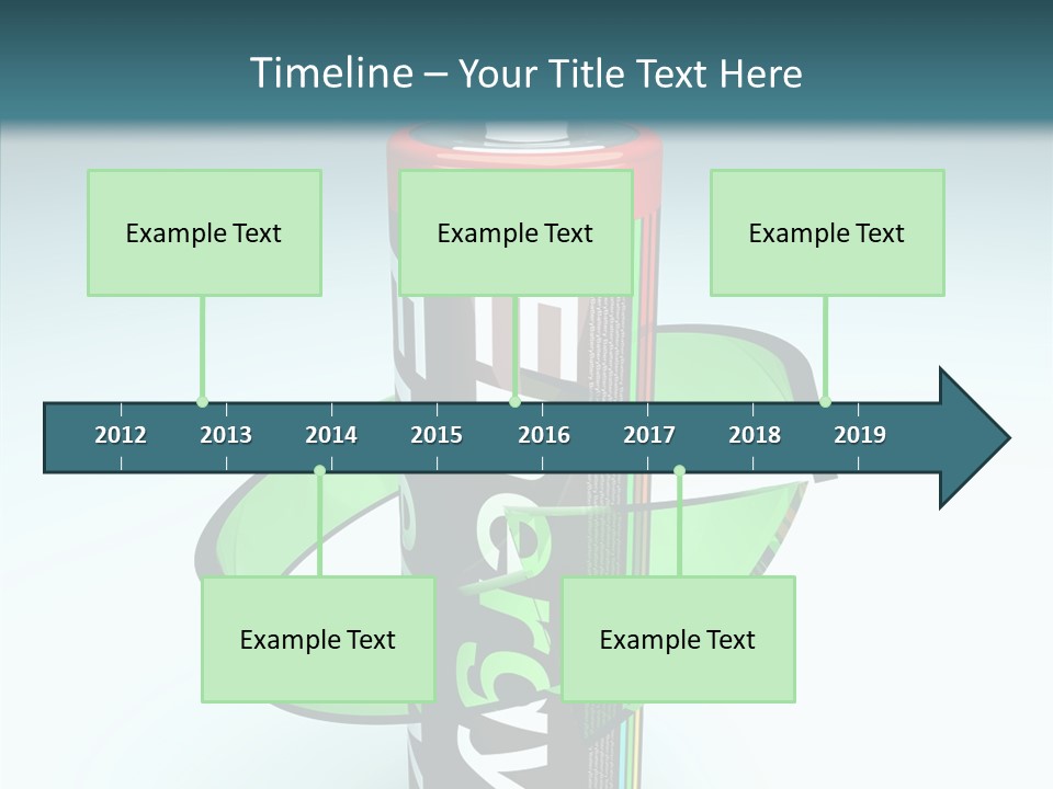 Umweltfreundlich Aufladbar Recycle PowerPoint Template