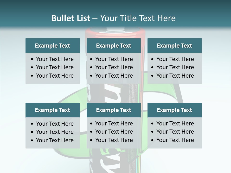 Umweltfreundlich Aufladbar Recycle PowerPoint Template