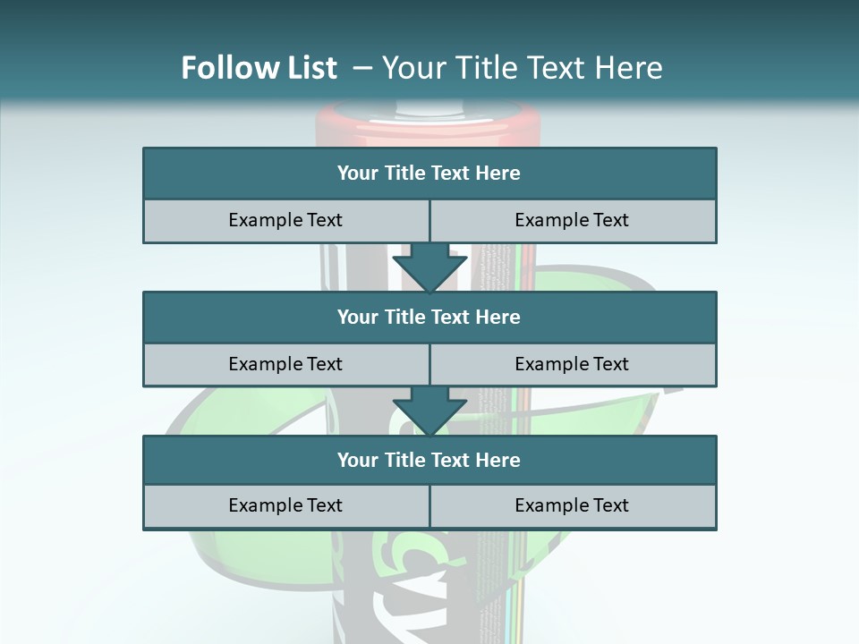 Umweltfreundlich Aufladbar Recycle PowerPoint Template