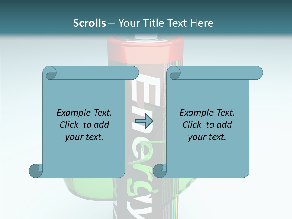 Umweltfreundlich Aufladbar Recycle PowerPoint Template