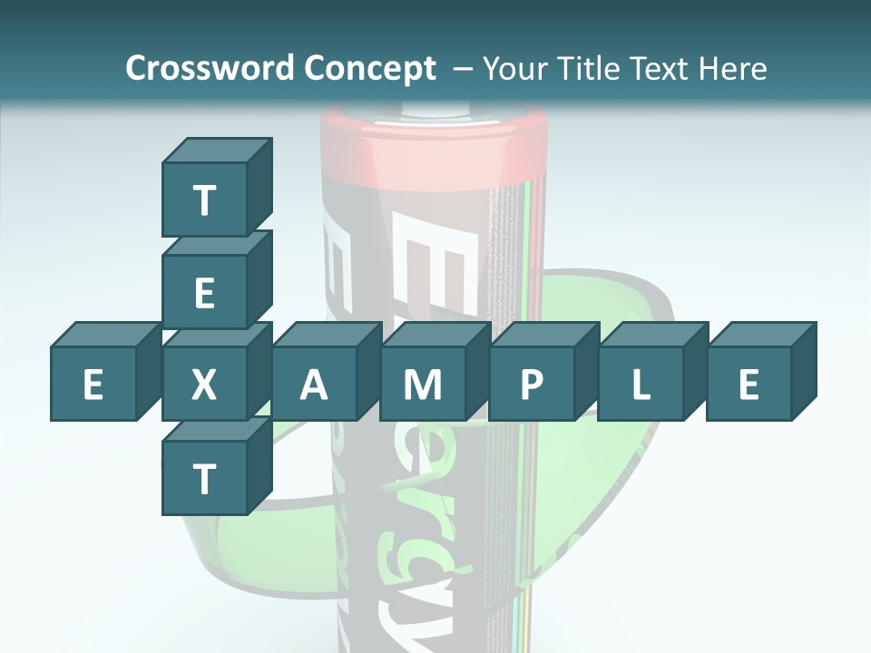 Umweltfreundlich Aufladbar Recycle PowerPoint Template