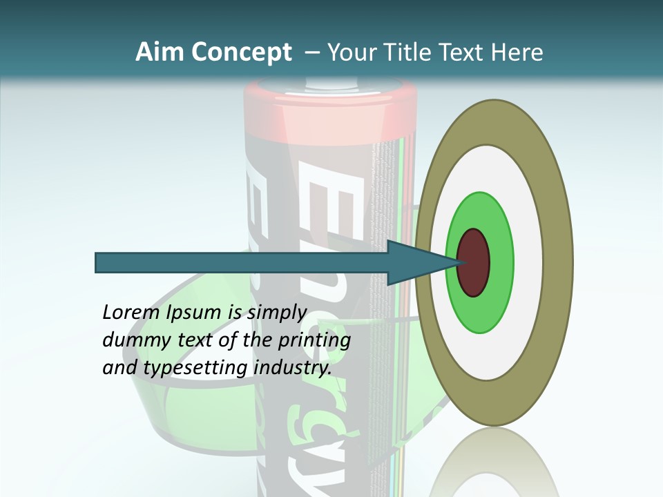 Umweltfreundlich Aufladbar Recycle PowerPoint Template