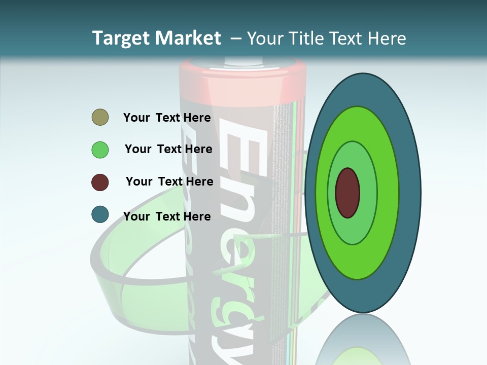 Umweltfreundlich Aufladbar Recycle PowerPoint Template