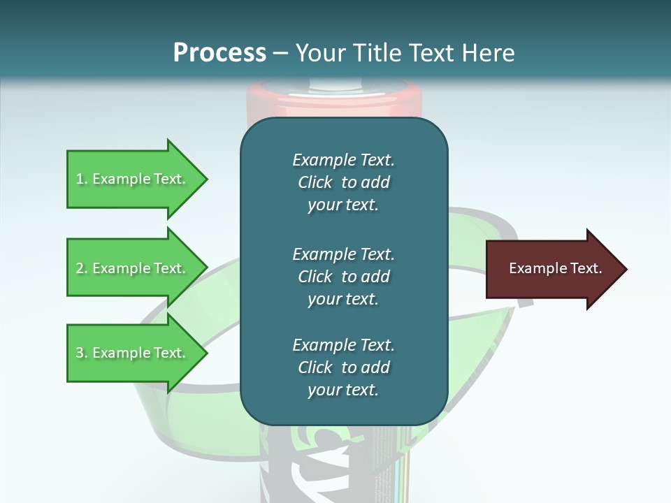 Umweltfreundlich Aufladbar Recycle PowerPoint Template