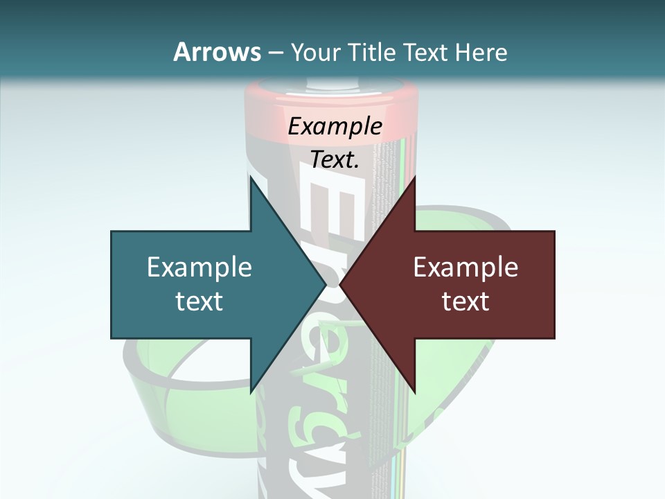 Umweltfreundlich Aufladbar Recycle PowerPoint Template