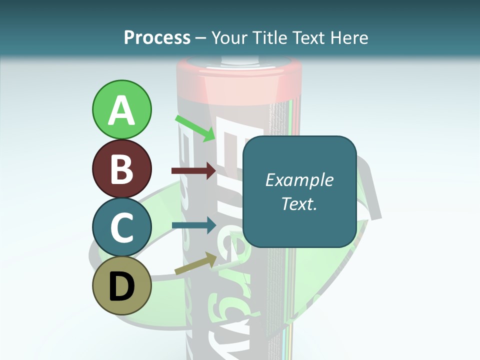 Umweltfreundlich Aufladbar Recycle PowerPoint Template