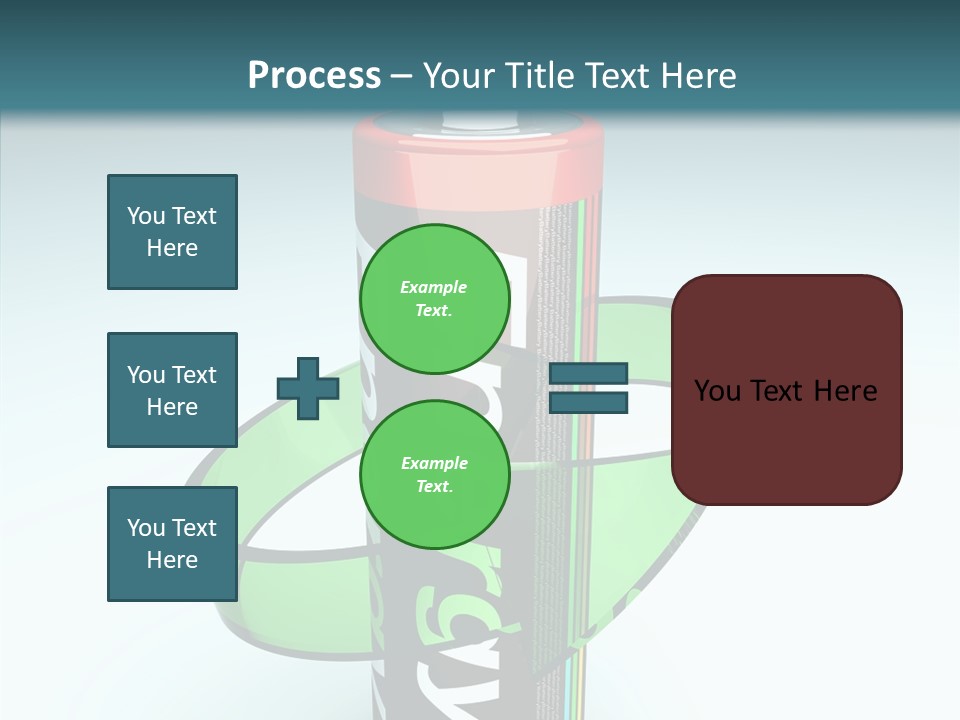 Umweltfreundlich Aufladbar Recycle PowerPoint Template