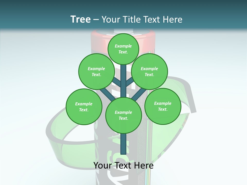 Umweltfreundlich Aufladbar Recycle PowerPoint Template