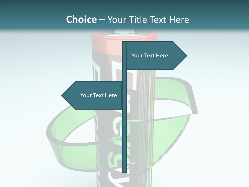 Umweltfreundlich Aufladbar Recycle PowerPoint Template