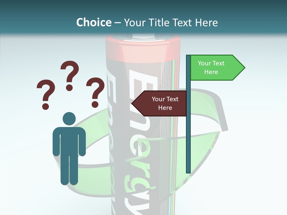 Umweltfreundlich Aufladbar Recycle PowerPoint Template