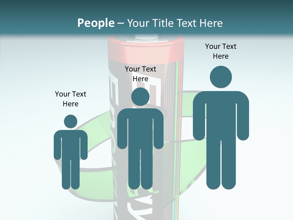 Umweltfreundlich Aufladbar Recycle PowerPoint Template