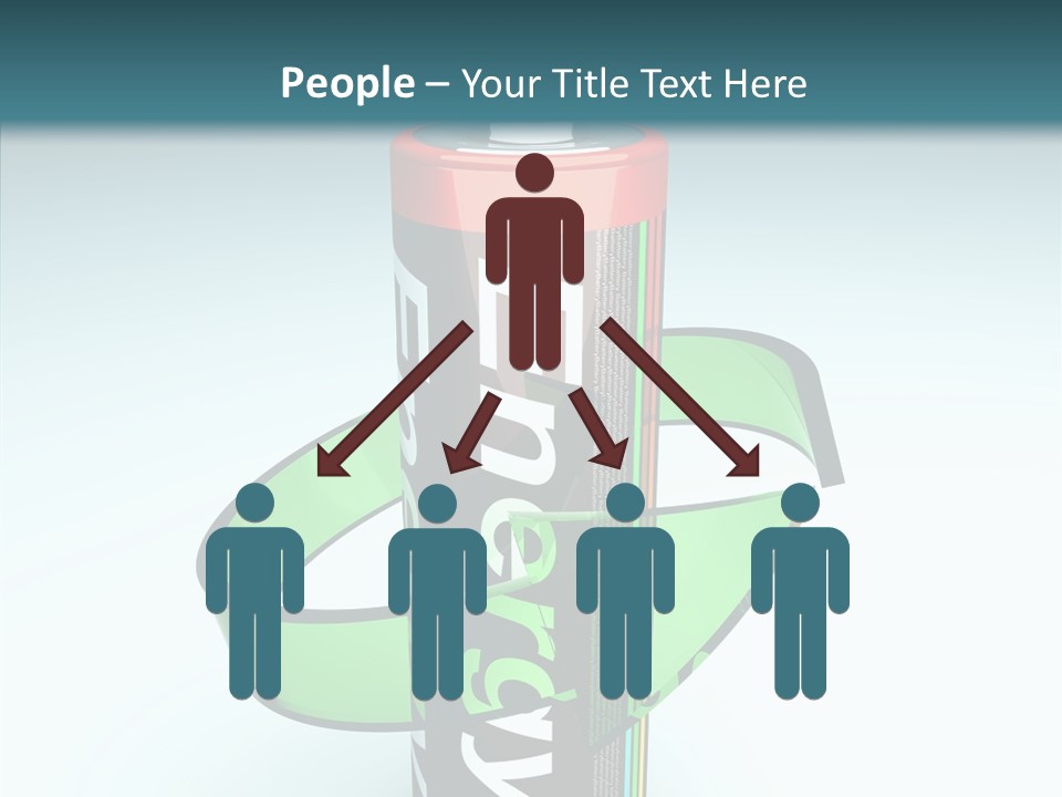 Umweltfreundlich Aufladbar Recycle PowerPoint Template