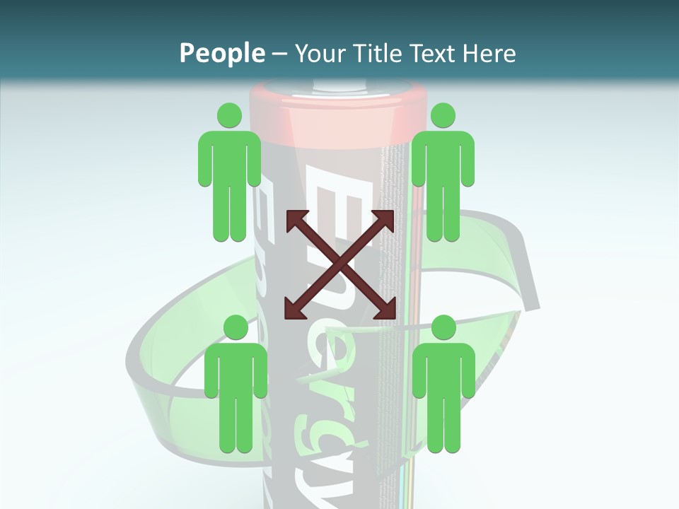 Umweltfreundlich Aufladbar Recycle PowerPoint Template