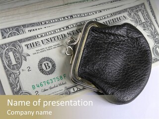 Pocket Money Roll PowerPoint Template