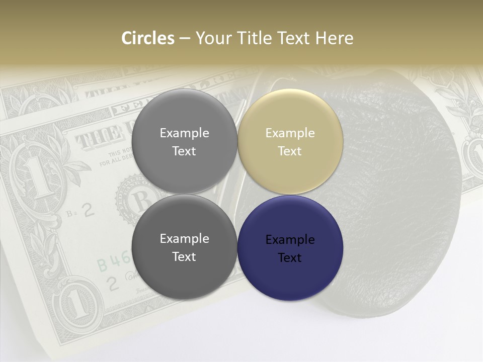Pocket Money Roll PowerPoint Template