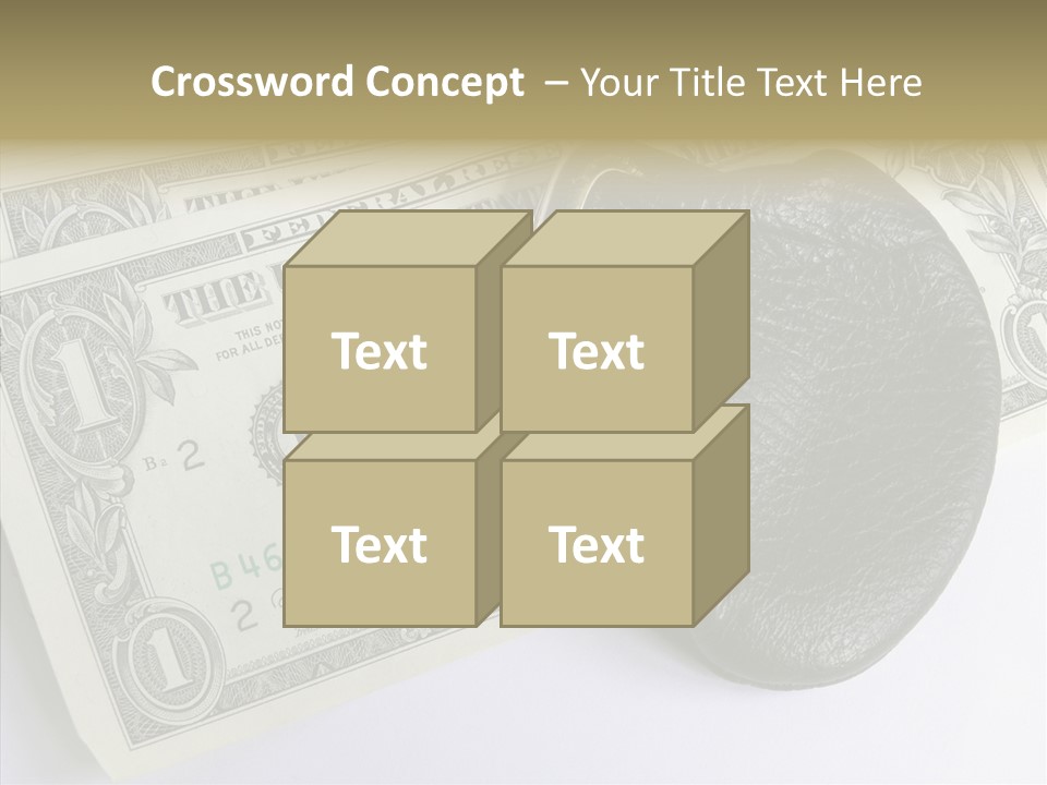 Pocket Money Roll PowerPoint Template