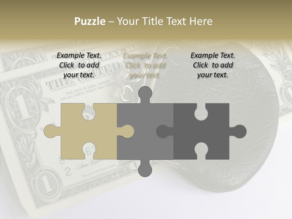 Pocket Money Roll PowerPoint Template