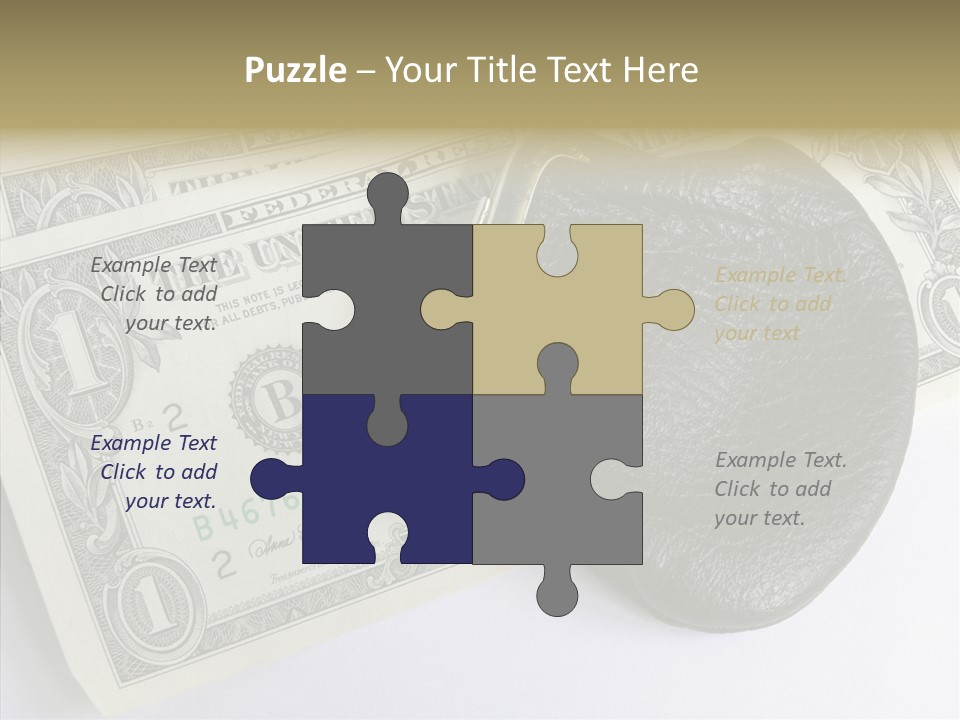 Pocket Money Roll PowerPoint Template