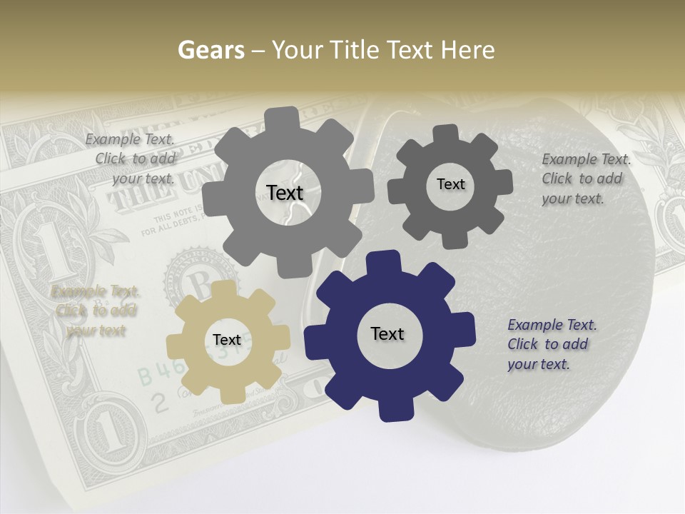 Pocket Money Roll PowerPoint Template