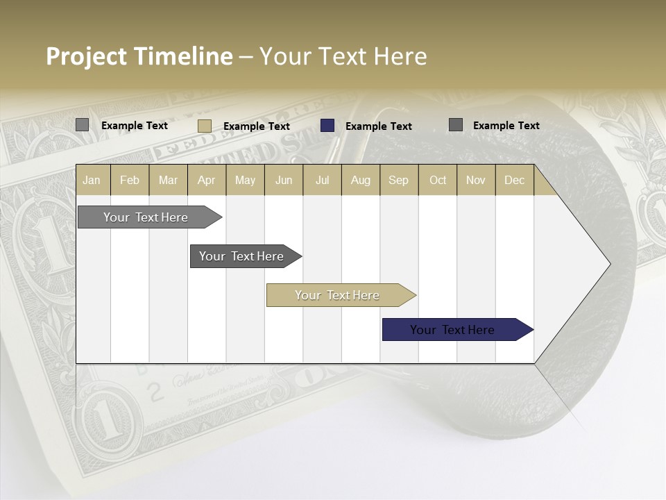 Pocket Money Roll PowerPoint Template
