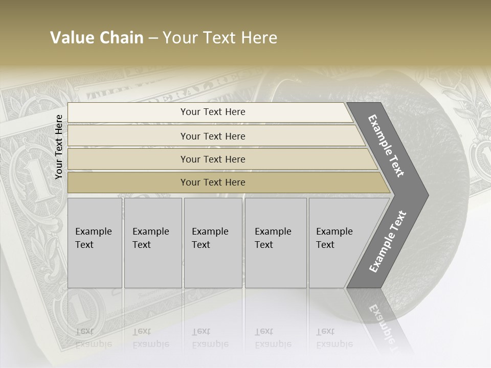 Pocket Money Roll PowerPoint Template