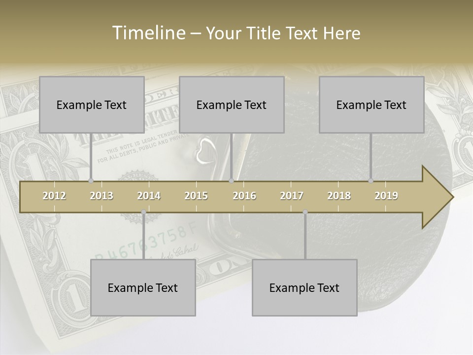Pocket Money Roll PowerPoint Template