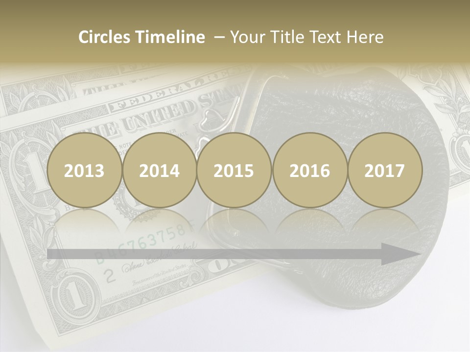 Pocket Money Roll PowerPoint Template