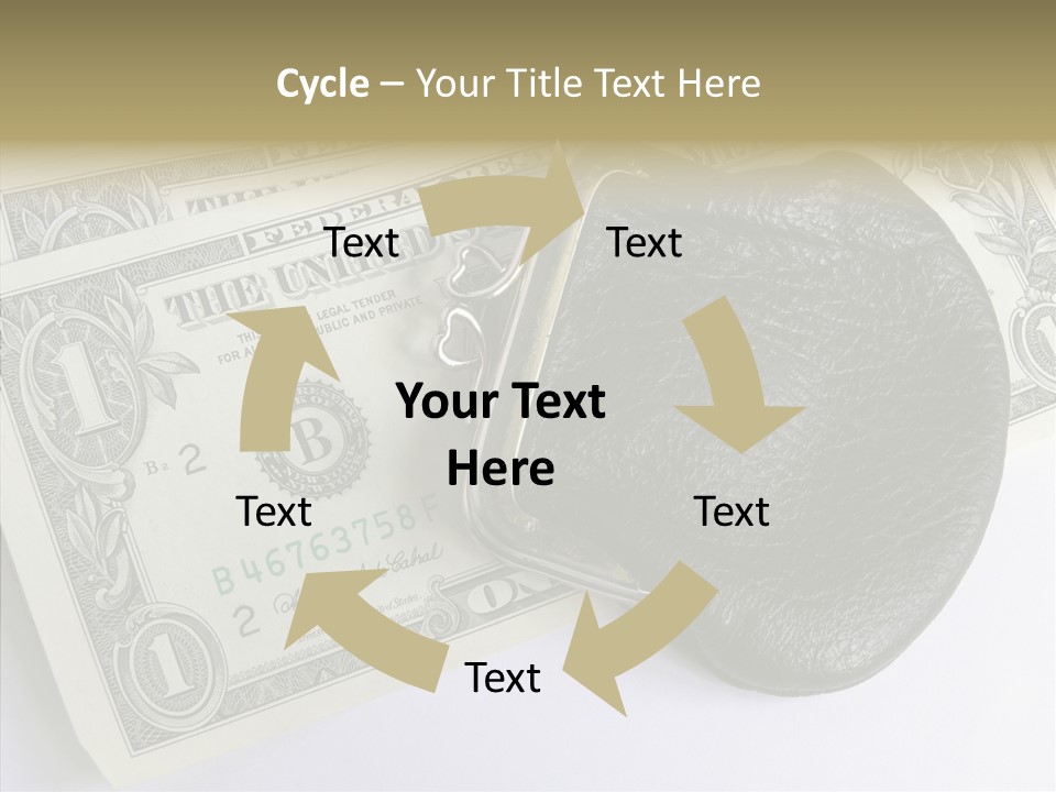 Pocket Money Roll PowerPoint Template