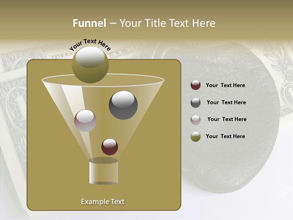 Pocket Money Roll PowerPoint Template