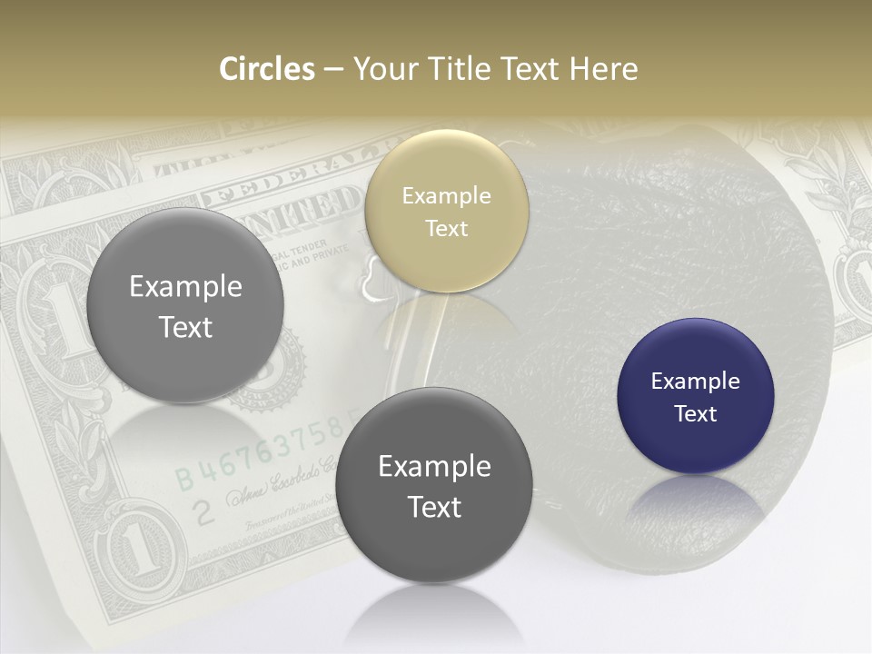 Pocket Money Roll PowerPoint Template