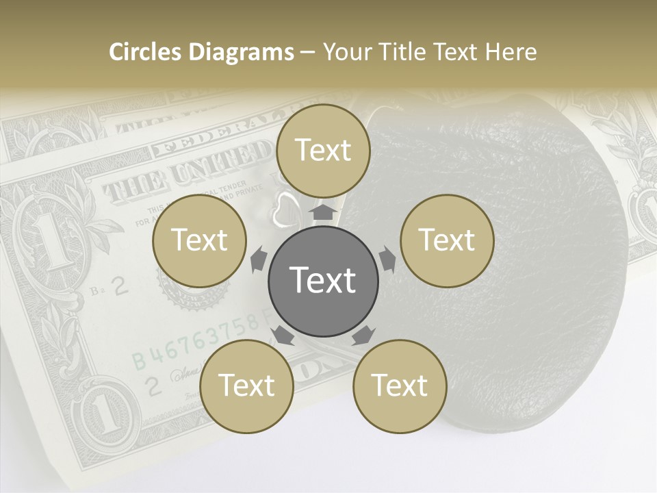 Pocket Money Roll PowerPoint Template