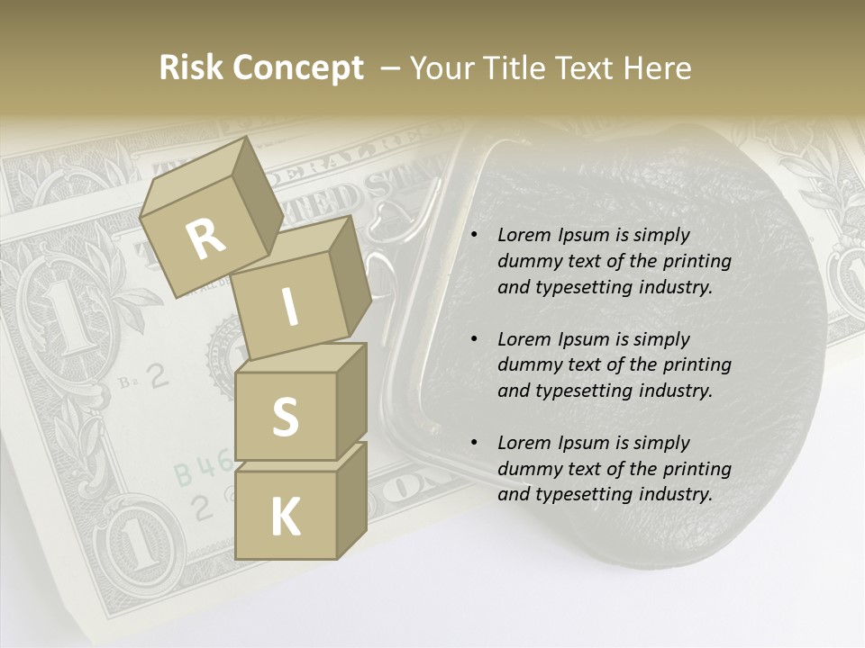 Pocket Money Roll PowerPoint Template