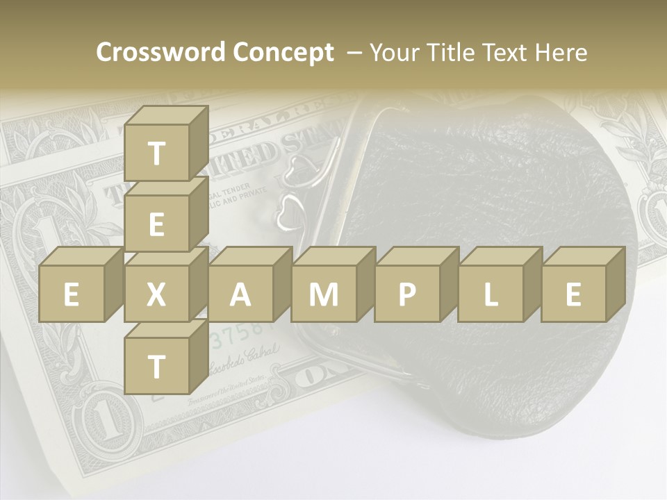 Pocket Money Roll PowerPoint Template