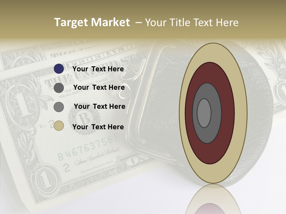 Pocket Money Roll PowerPoint Template