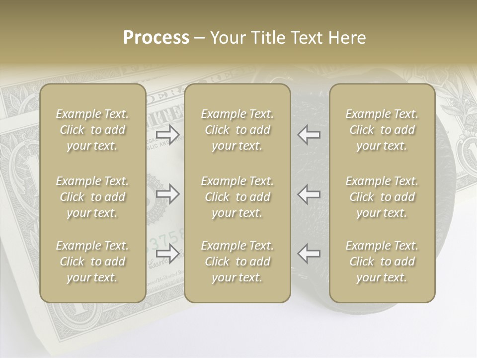 Pocket Money Roll PowerPoint Template