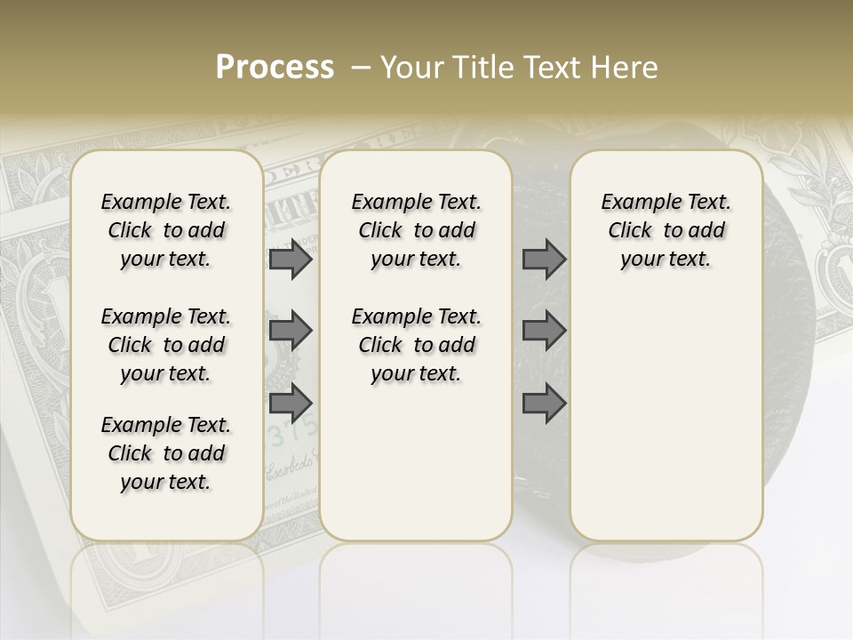 Pocket Money Roll PowerPoint Template