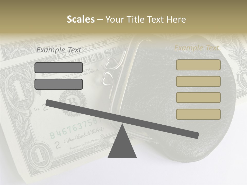 Pocket Money Roll PowerPoint Template