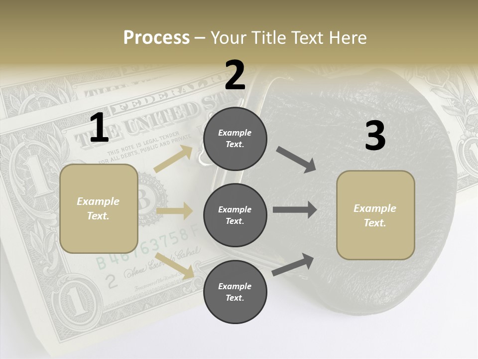 Pocket Money Roll PowerPoint Template
