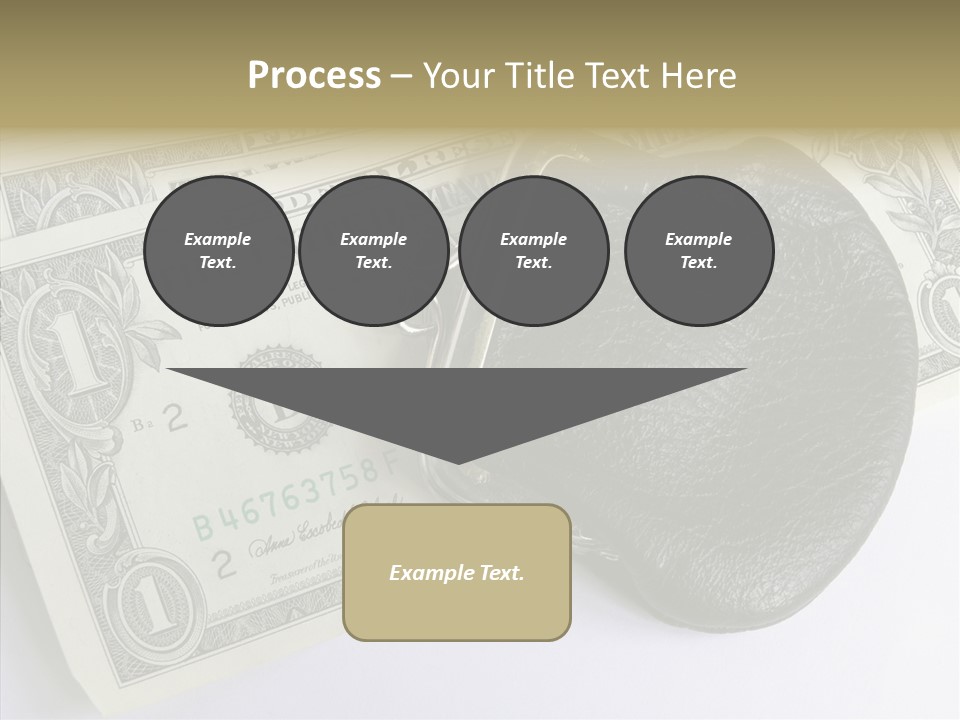 Pocket Money Roll PowerPoint Template