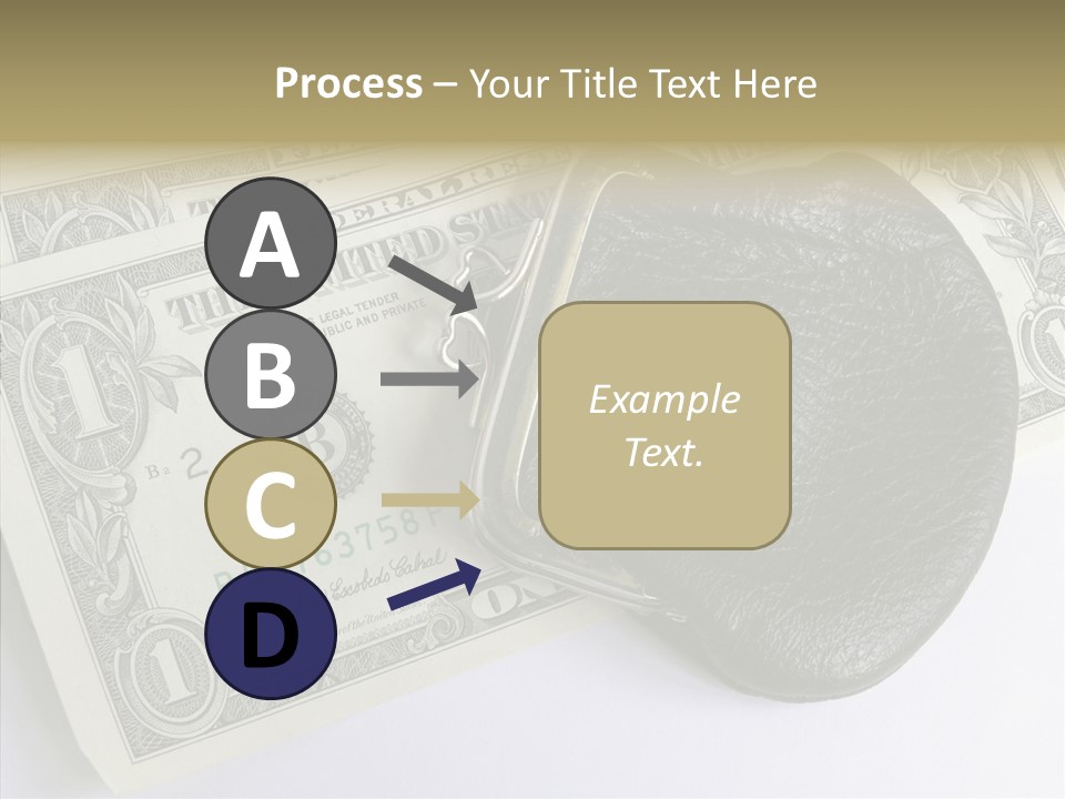 Pocket Money Roll PowerPoint Template