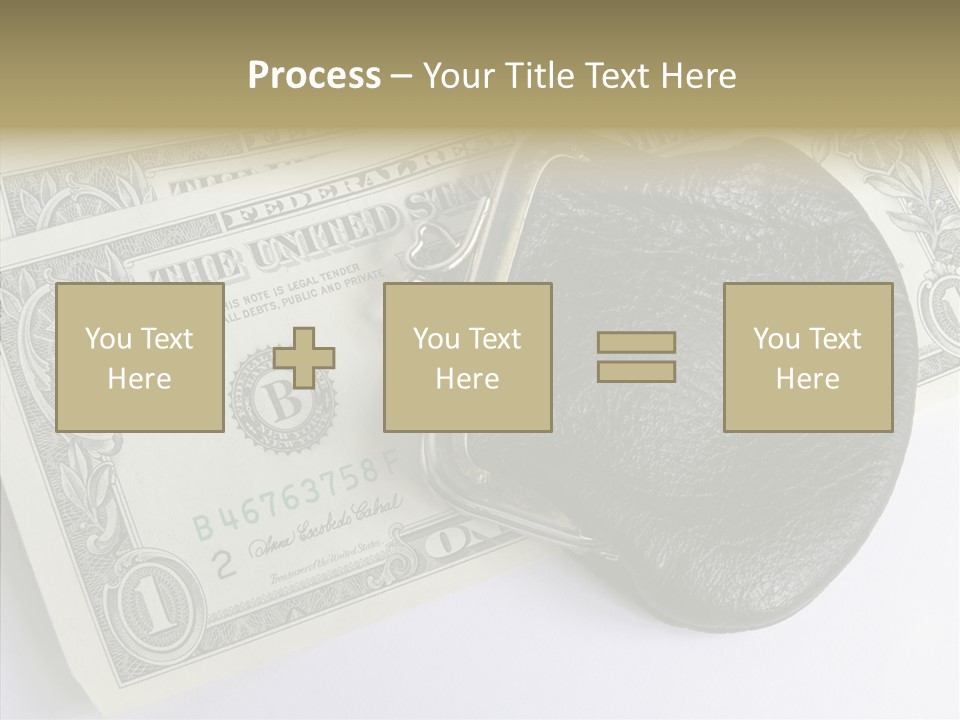 Pocket Money Roll PowerPoint Template
