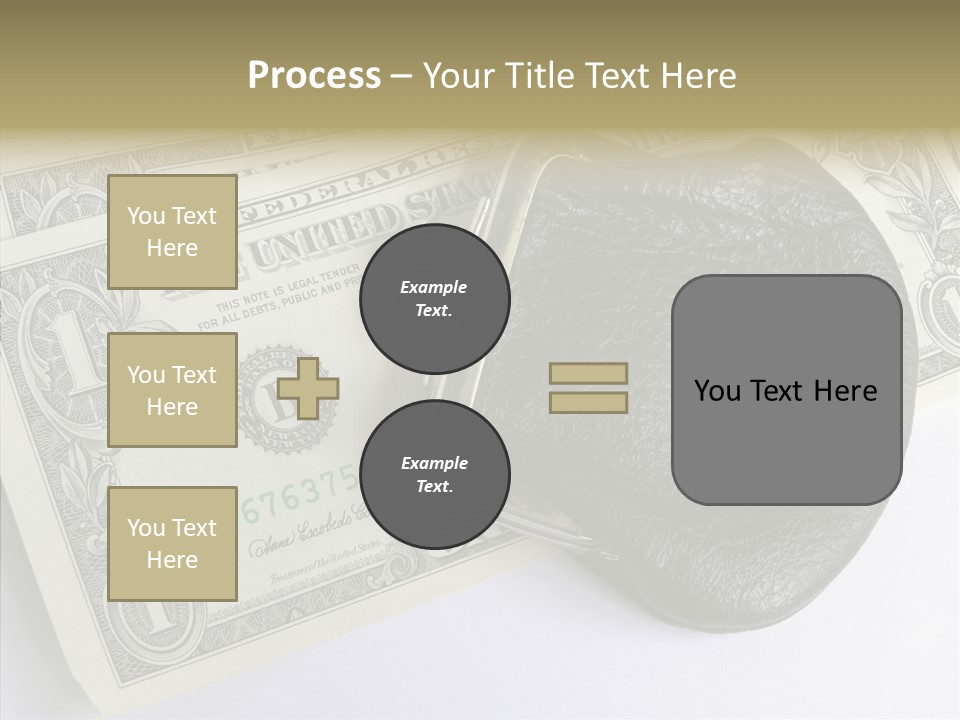 Pocket Money Roll PowerPoint Template