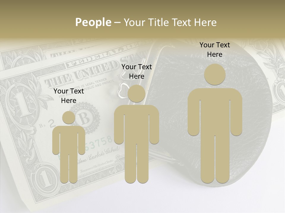 Pocket Money Roll PowerPoint Template